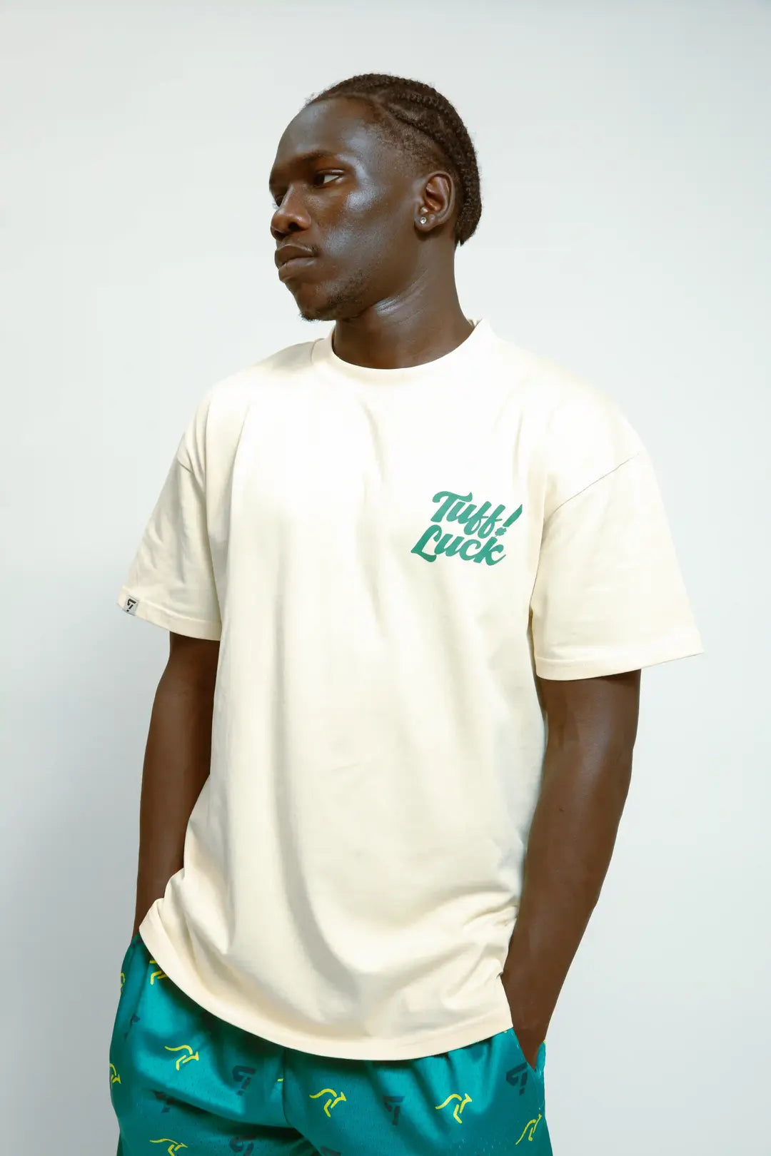 TUFF LUCK! CREAM T-SHIRT
