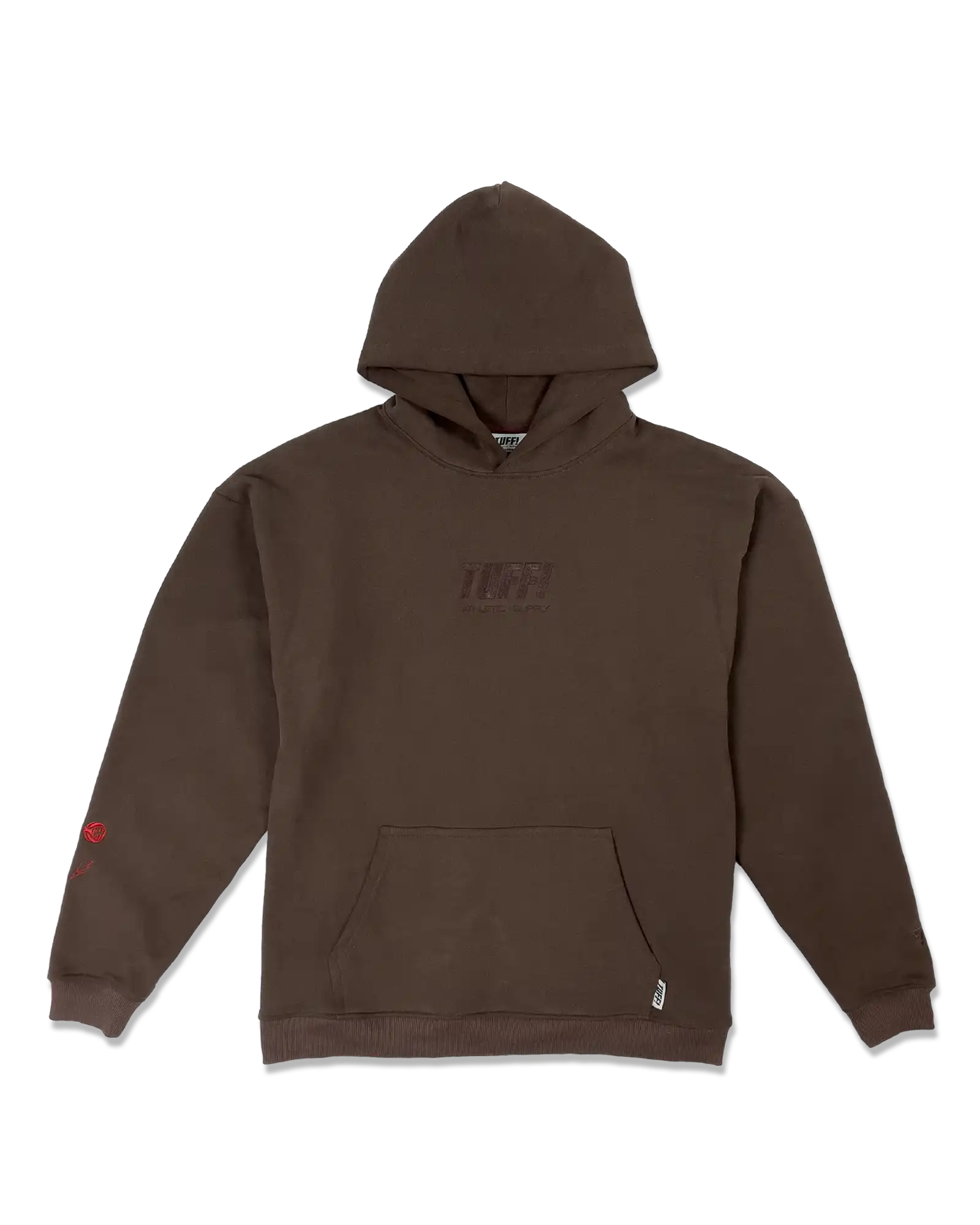 TUFF! CACTUS BROWN HOODIE – TUFF! Athletic Supply