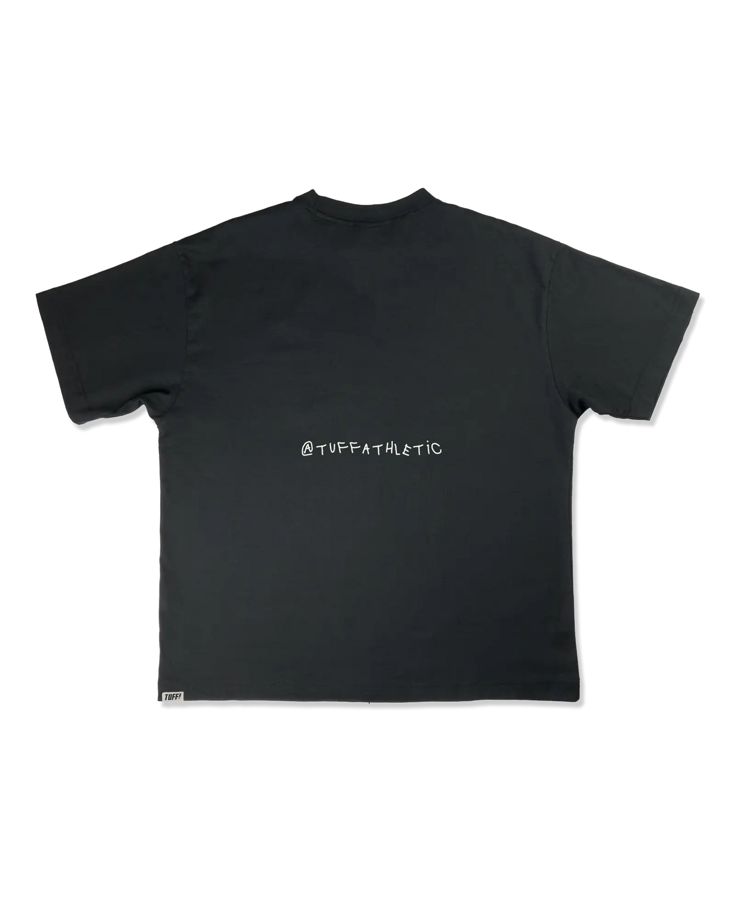 TUFFuk They Doin? Cat Black T-Shirt