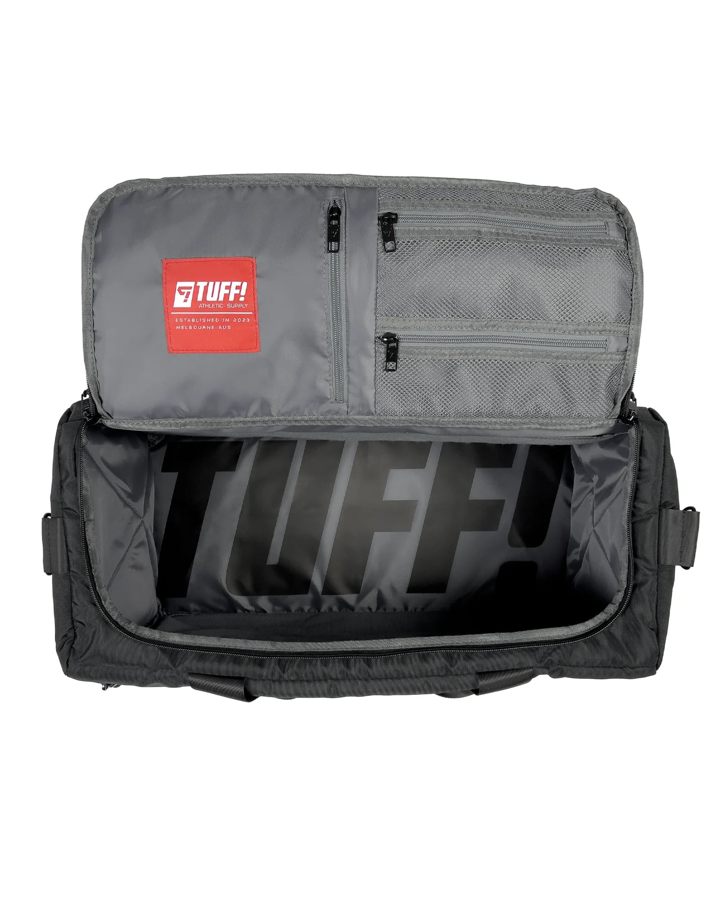 TUFF! TRAVEL DUFFLE BAG BLACK
