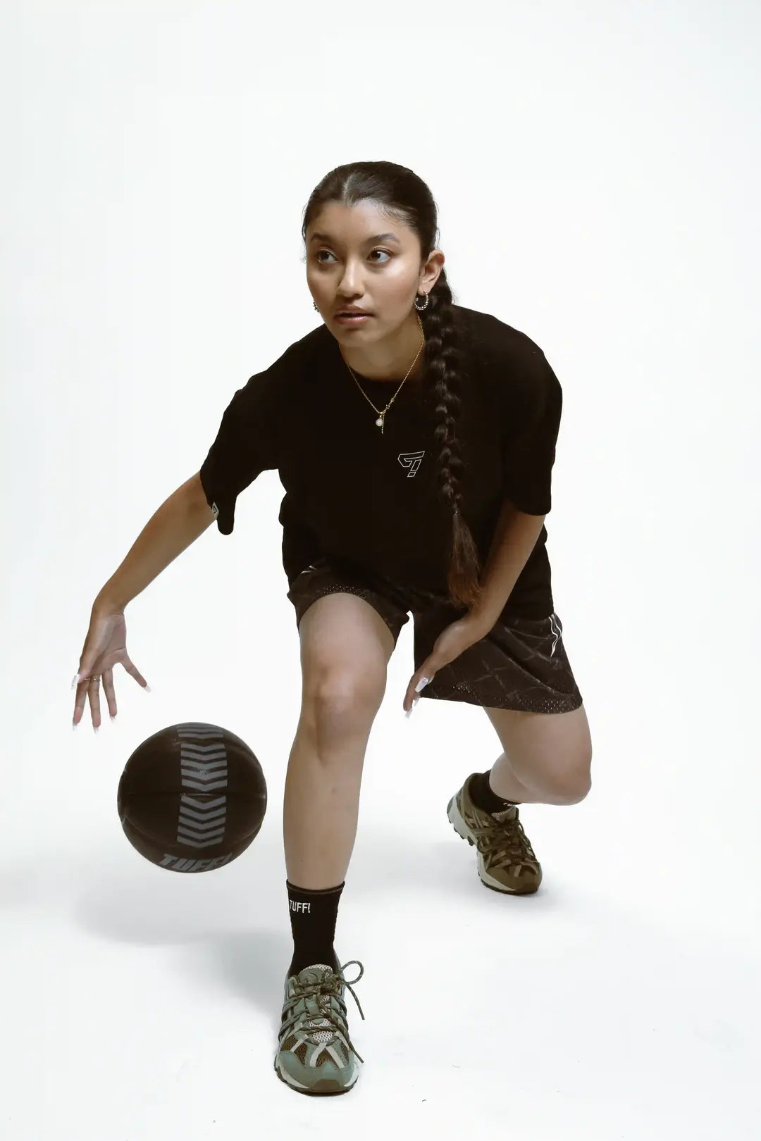 TUFF! LOGO BLACK T-SHIRT