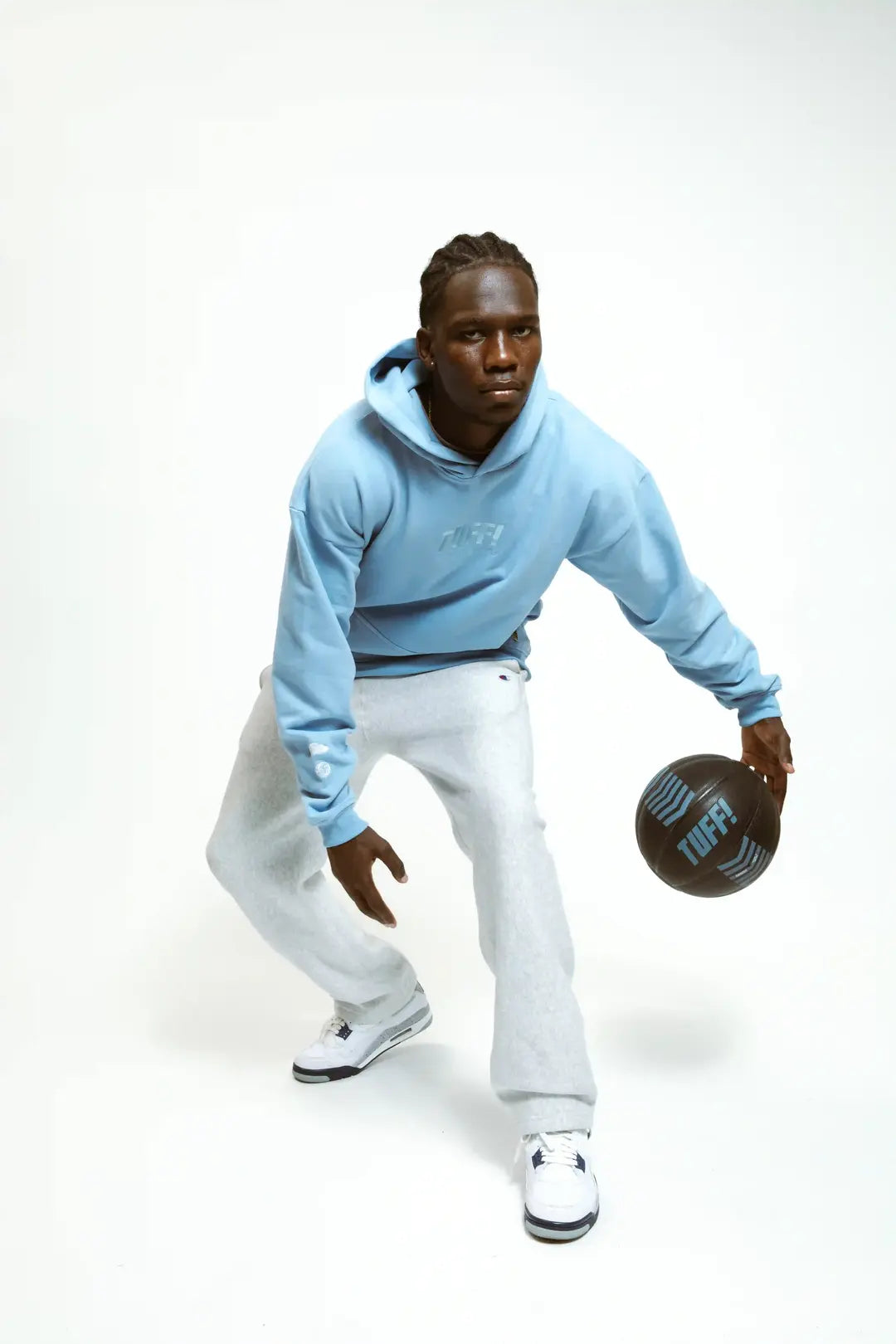 TUFF! HOOP DREAMS BLUE HOODIE