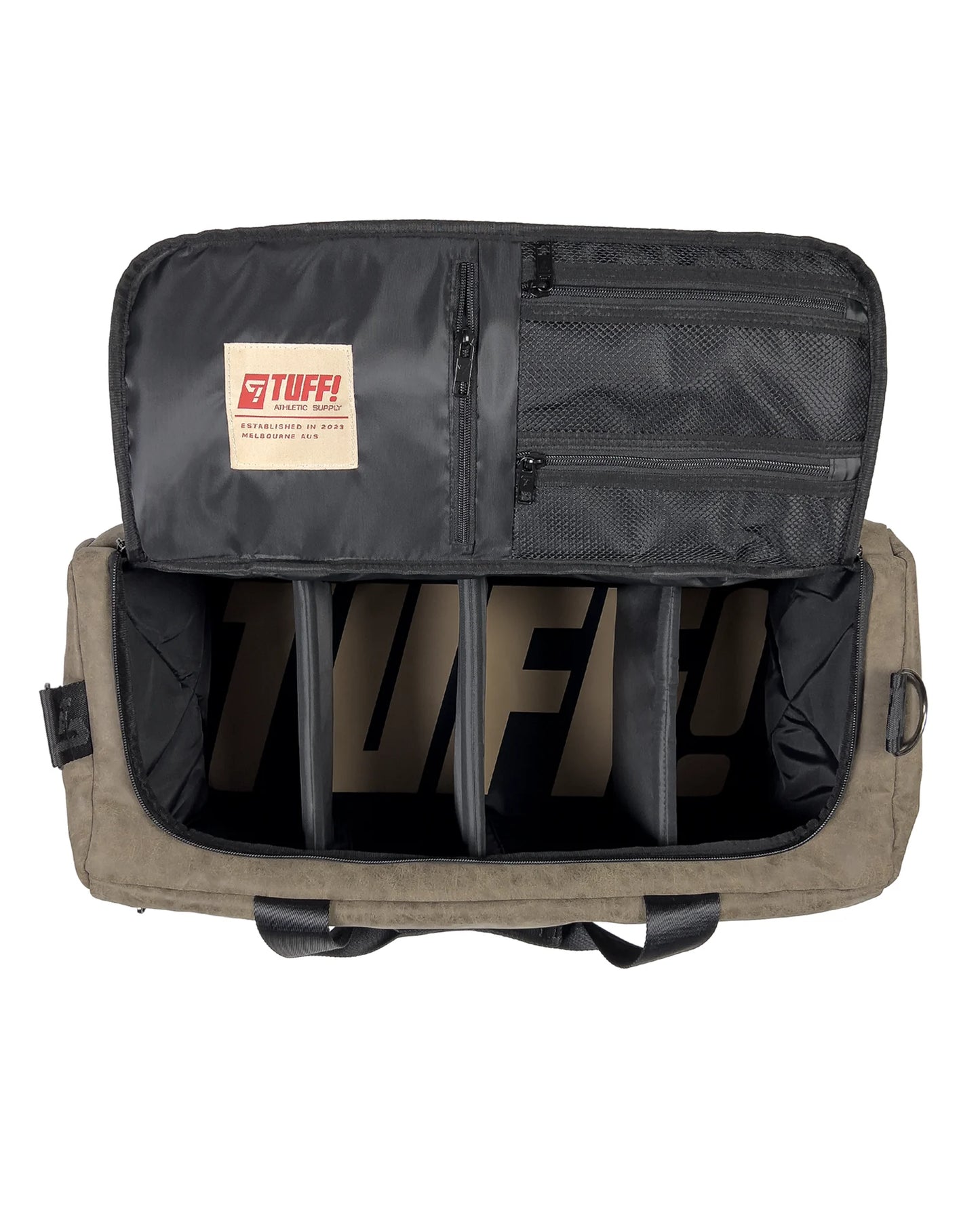 TUFF! PREMIUM TRAVEL DUFFLE BAG CACTUS BROWN