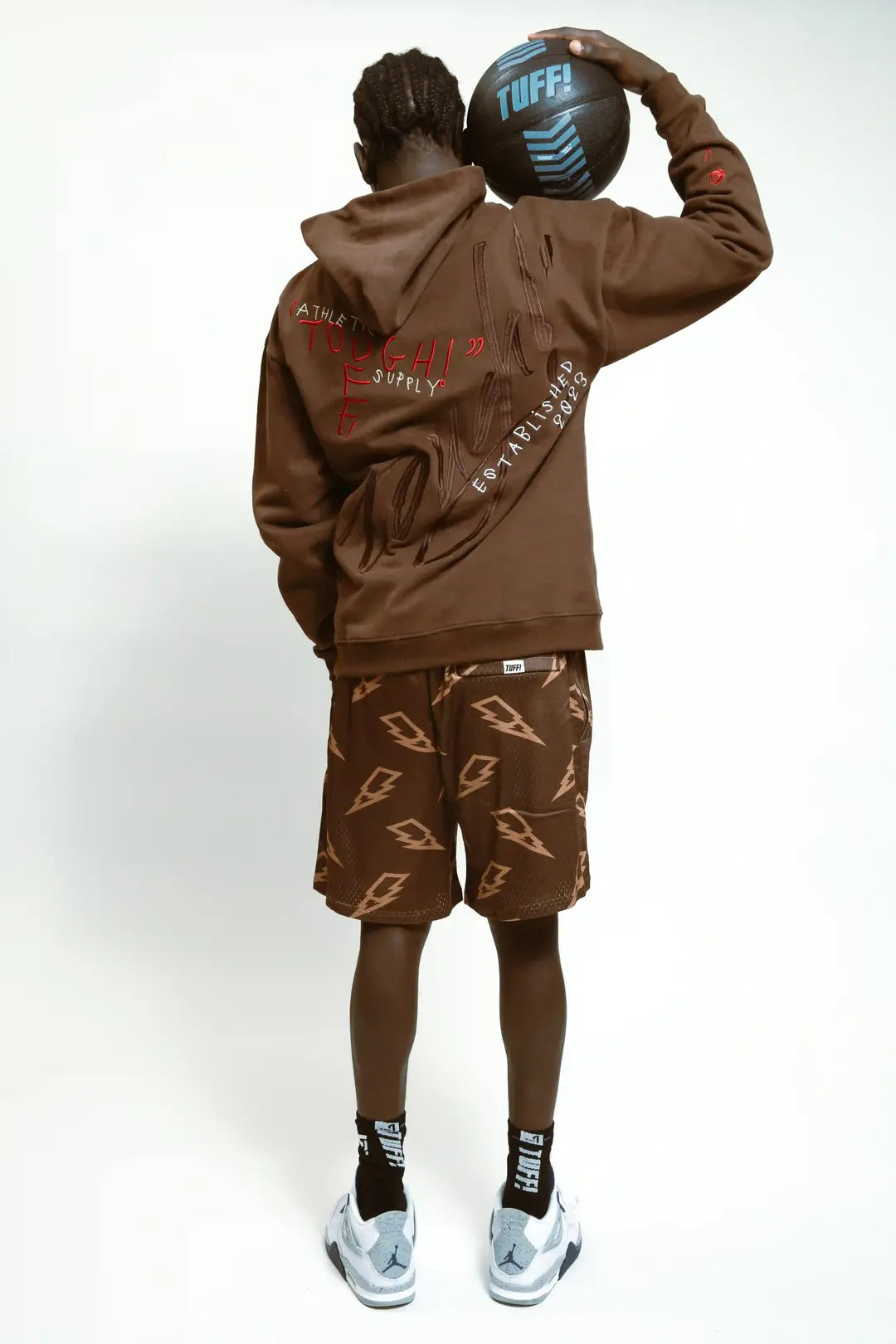 TUFF! CACTUS BROWN HOODIE