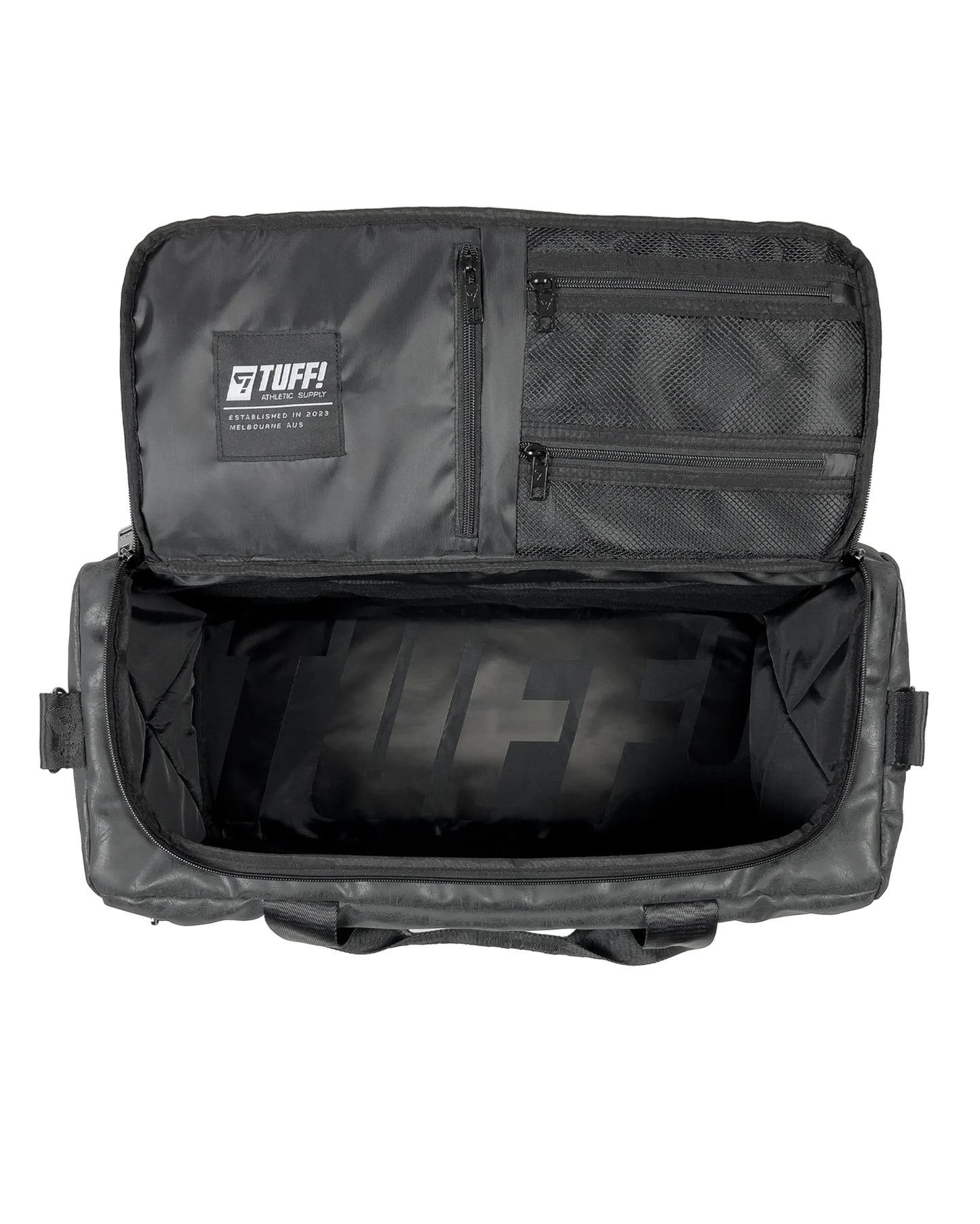 TUFF! PREMIUM TRAVEL DUFFLE BAG BLACK