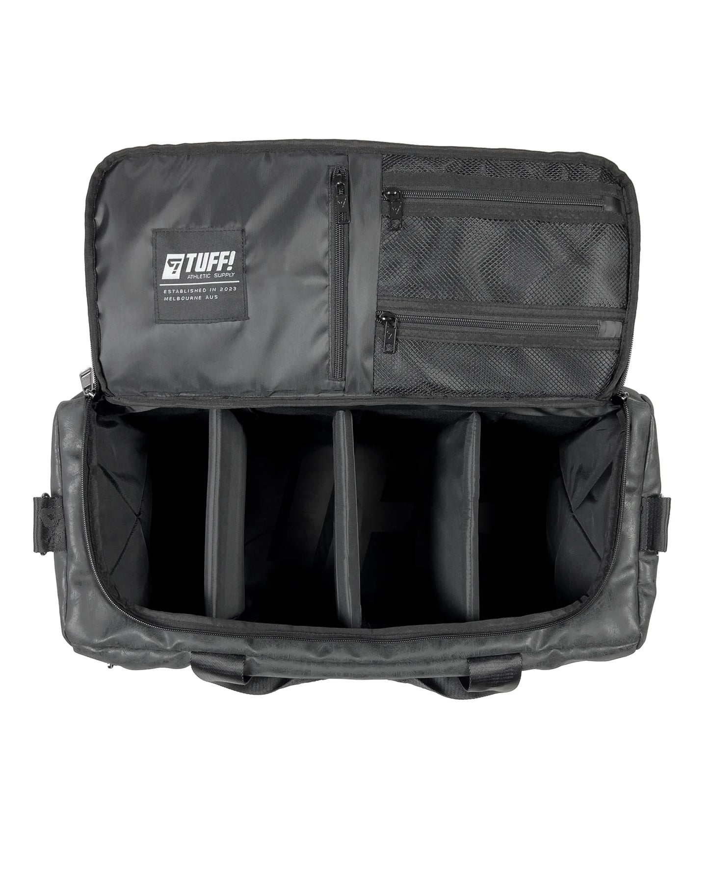 TUFF! PREMIUM TRAVEL DUFFLE BAG BLACK