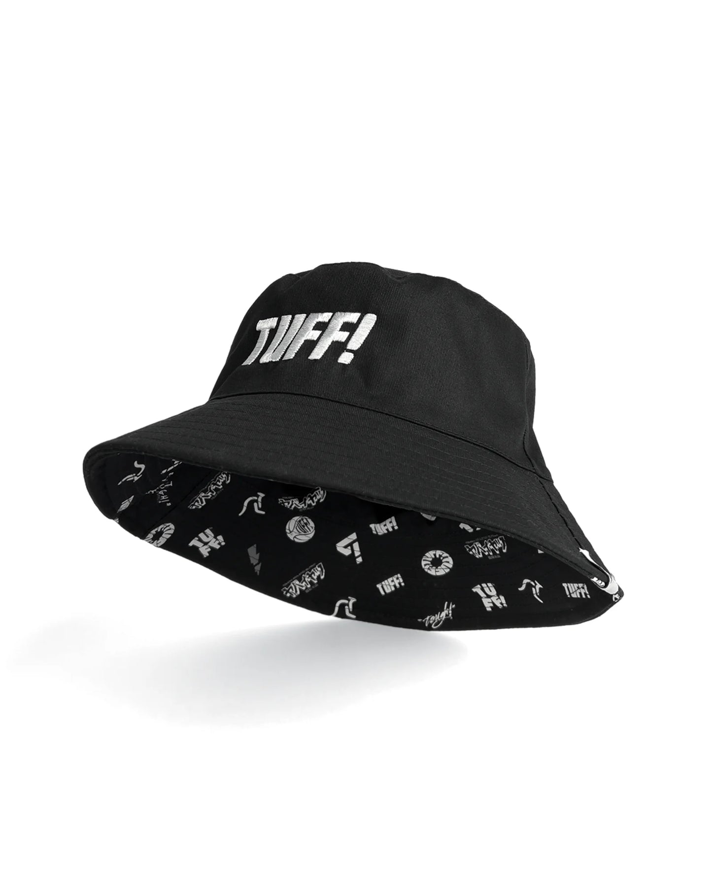 TUFF! REVERSIBLE BUCKET HAT BLACK