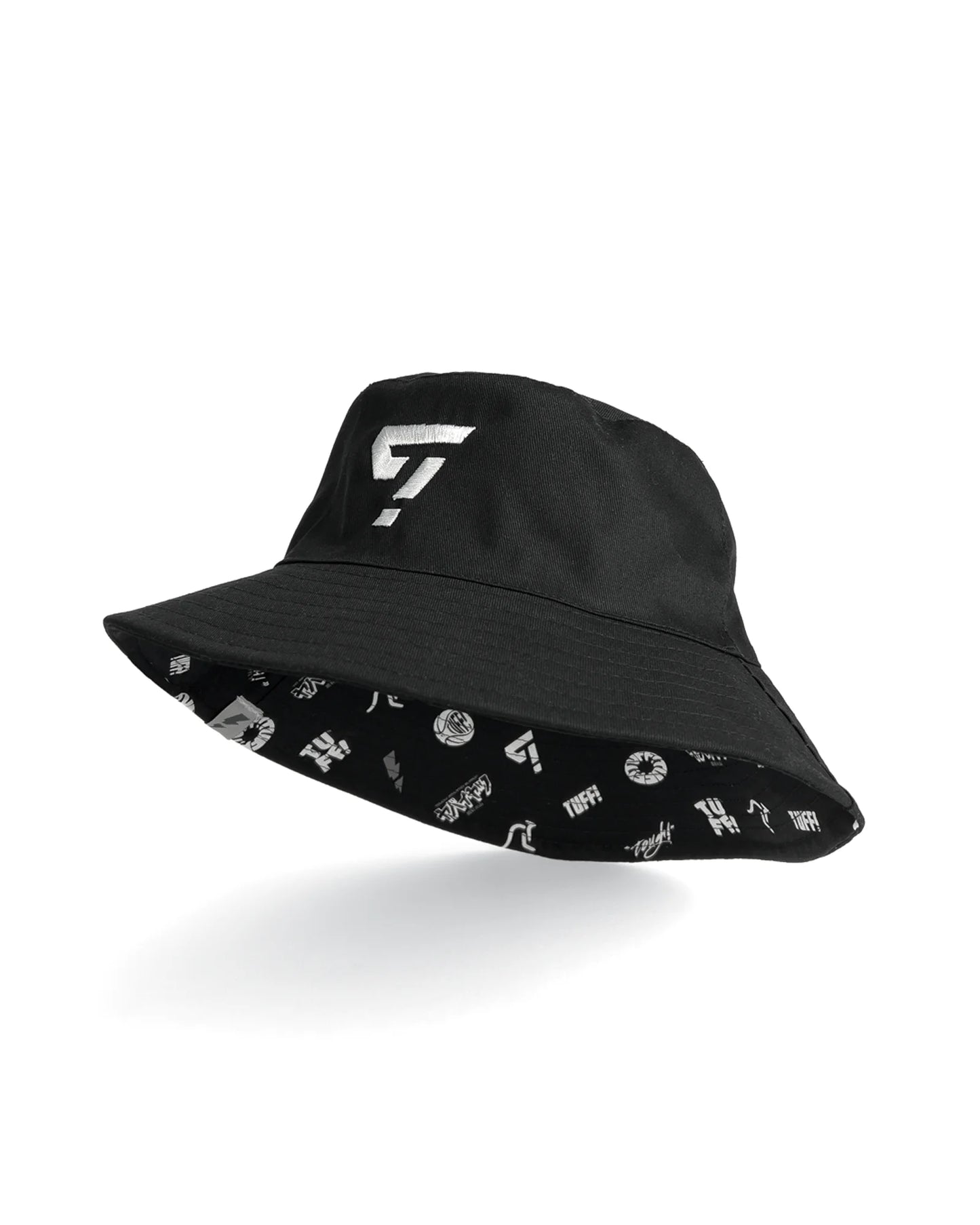 TUFF! REVERSIBLE BUCKET HAT BLACK