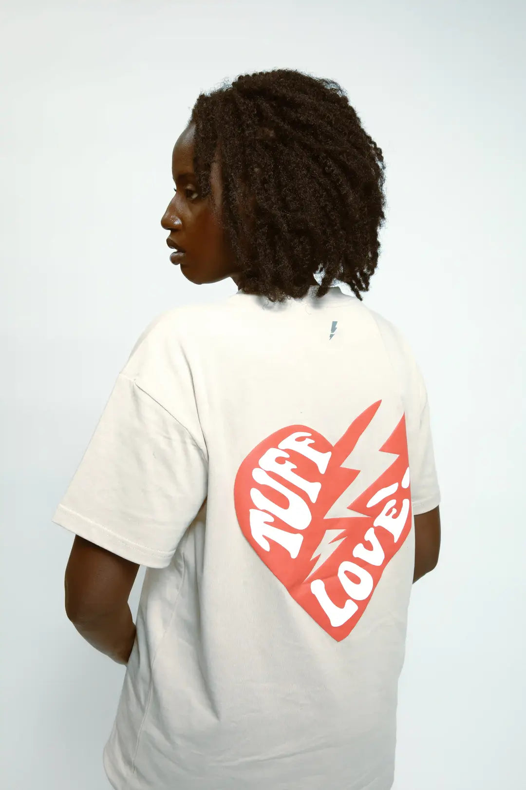 TUFF LOVE! BEIGE T-SHIRT