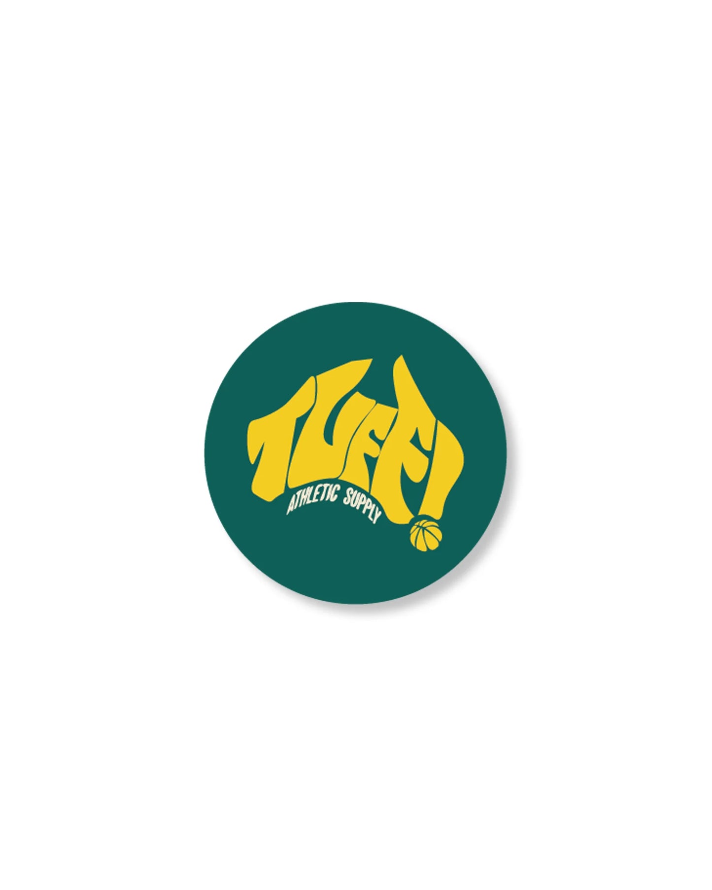 TUFF! AUS VINYL STICKER GREEN