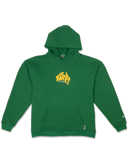TUFF! AU GREEN HOODIE