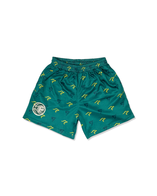 TUFF! AU GREEN SHORTS