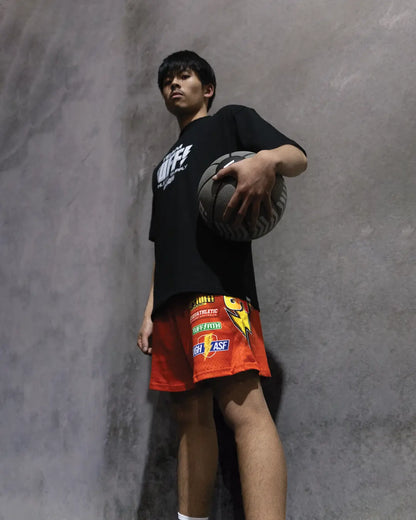 TUFF! MCQUEEN SHORTS RED