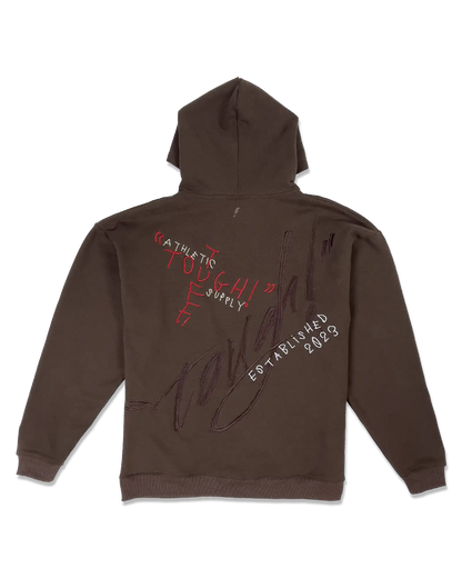 TUFF! CACTUS BROWN HOODIE