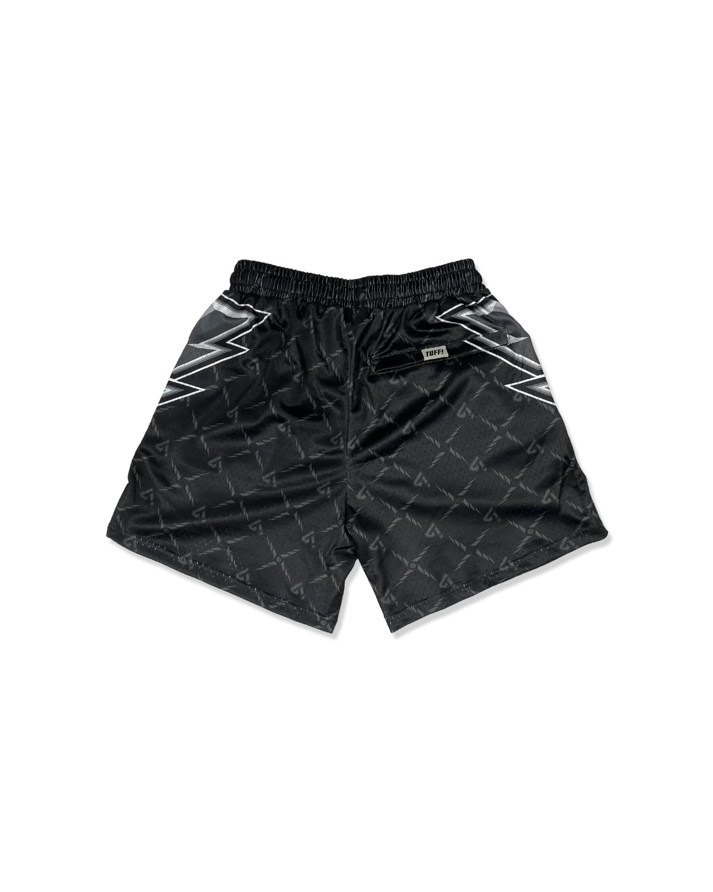 TUFF! BOLT BLACK SHORTS