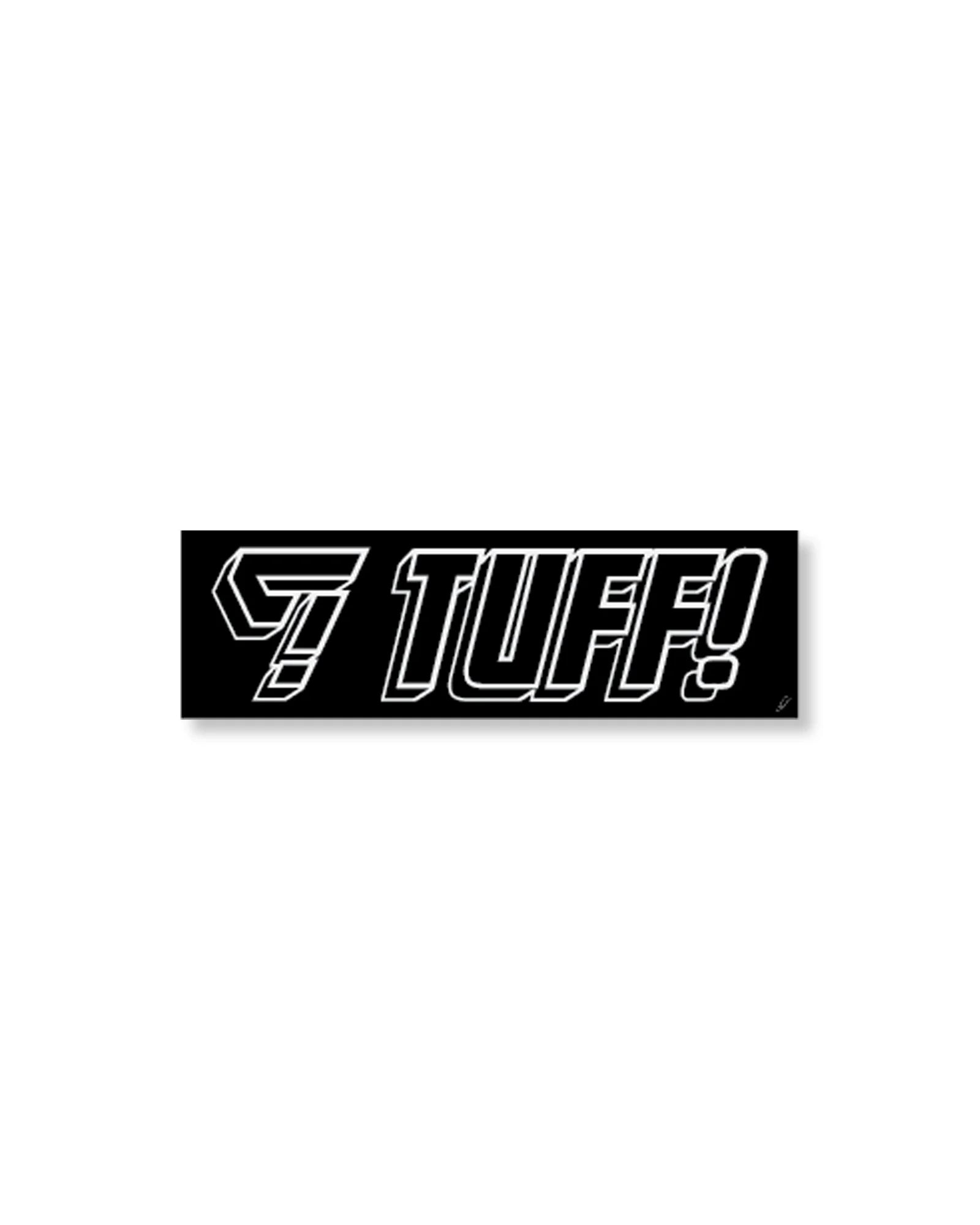 TUFF! BOX LOGO VINYL STICKER BLACK – TUFF! Athletic Supply